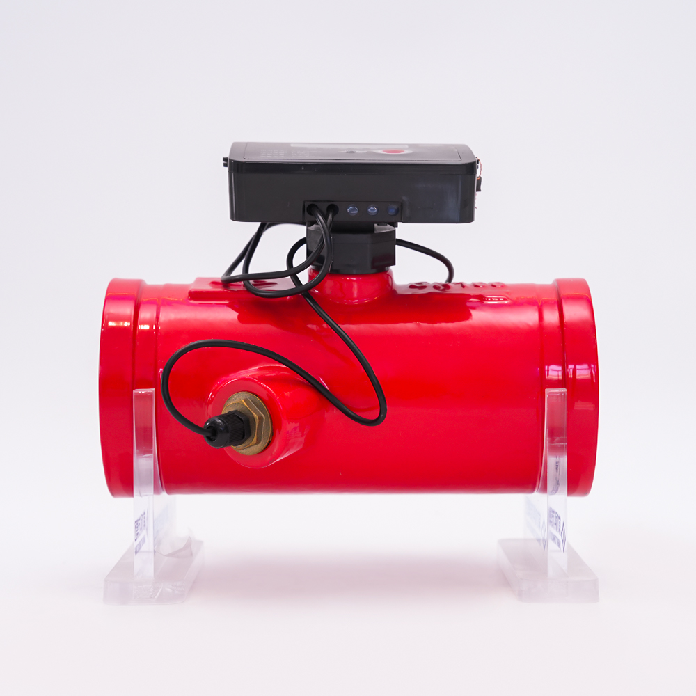 Ultraschall-Durchflussmesser mit Flansch und Nut