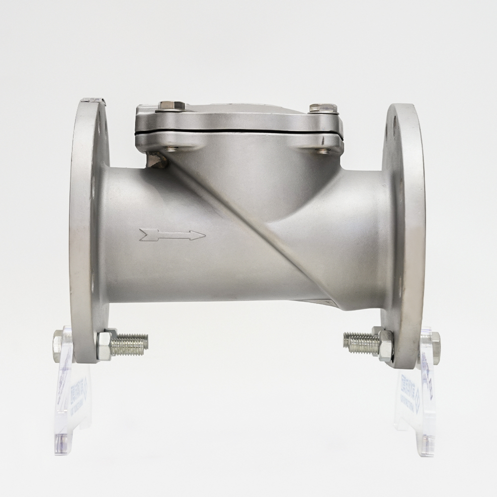 Rückschlagventil aus Edelstahl mit Gummischeibe H44X-16P